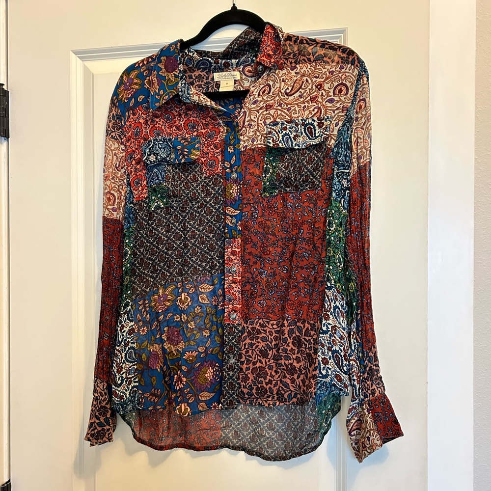 Lucky Brand Medium Button-up Blouse